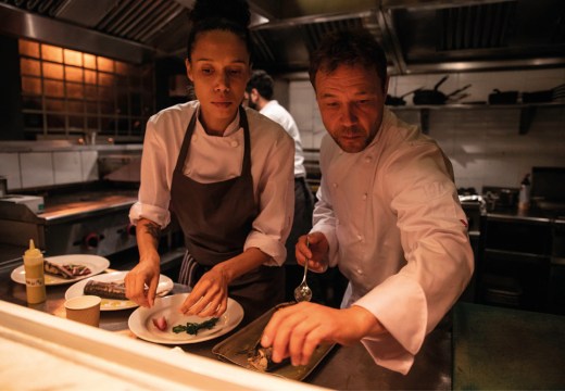 Vinette Robinson and Stephen Graham in Boiling Point (2021). Image courtesy Vertigo Releasing