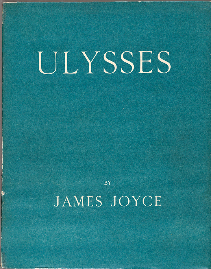 First edition of Ulysses, printed 1922. Huntington Library, Art Museum, and Botanical Gardens.
