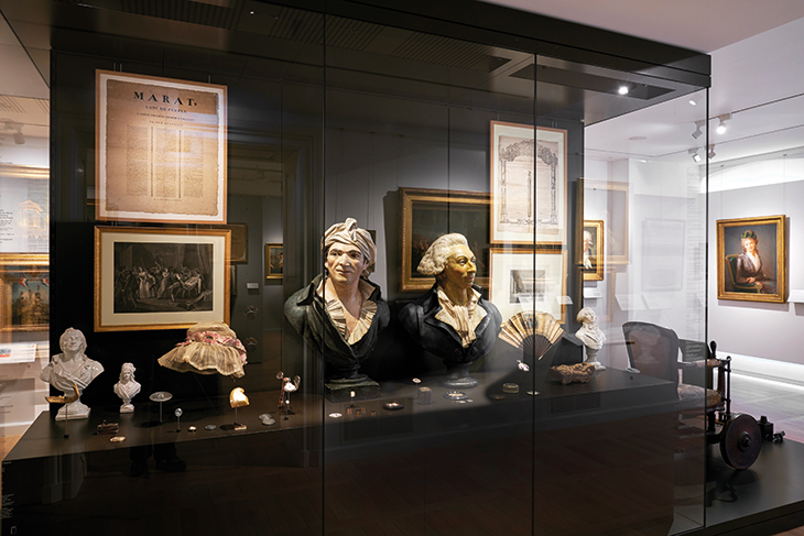 Marat display in the French Revolution collection. Musée Carnavalet – Histoire de Paris