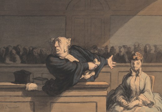 Le Défenseur (Counsel for the Defense) (c. 1862/65), Honoré Daumier.