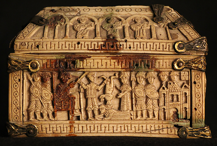 Ivory casket with scenes from the Book of Kings (8th–10th century), Spain.