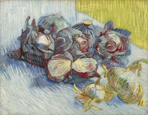 Red Cabbages and Onions (1887), Vincent Van Gogh.