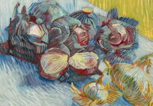 Red cabbages and onions (1887), Vincent Van Gogh. Van Gogh Museum, Amsterdam.