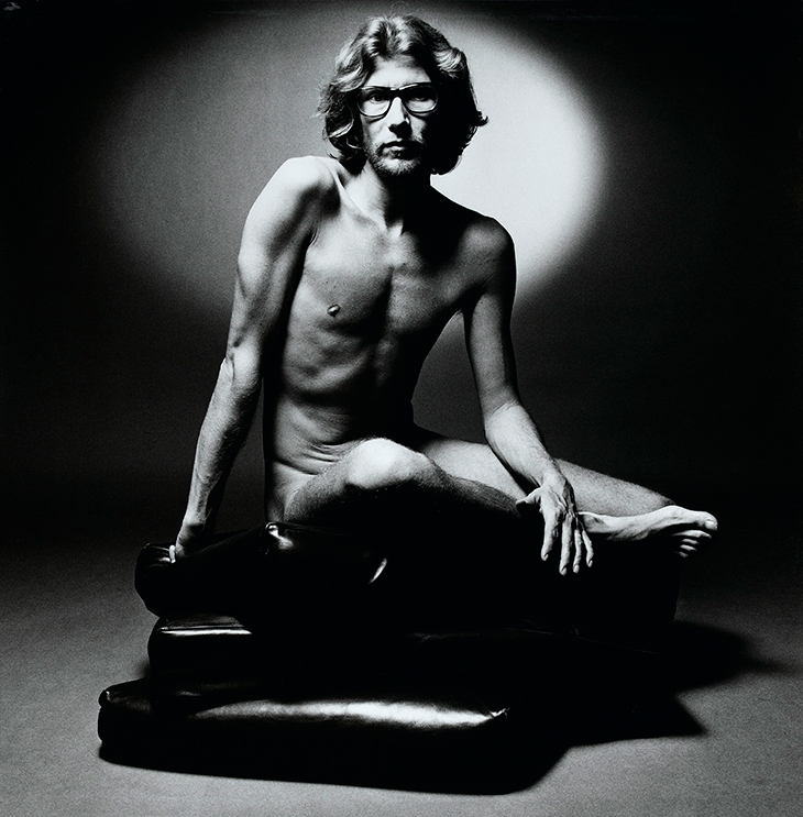 Portrait of Yves Saint Laurent (1971), Jeanloup Sieff. 
