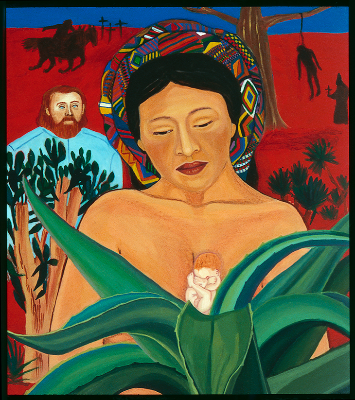 La Malinche (1991), Santa Barraza.