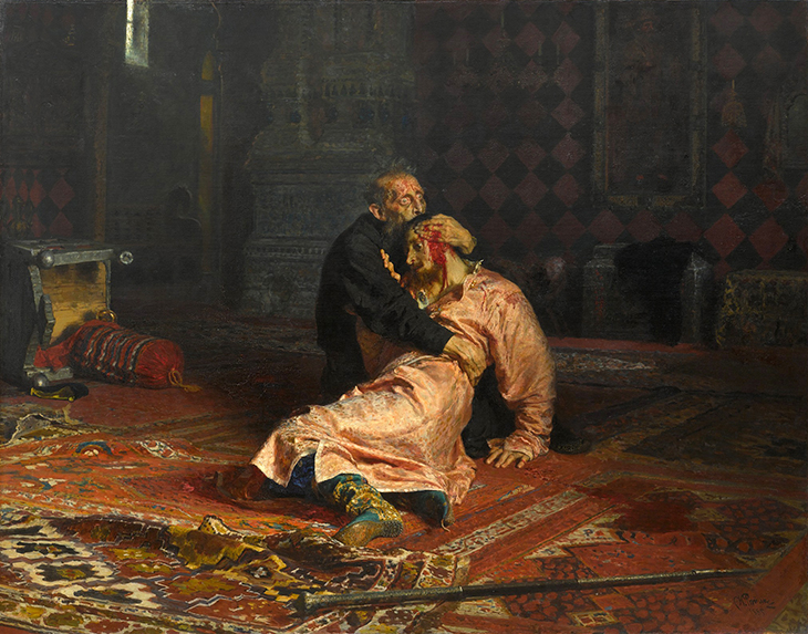 Ivan the Terrible and His Son Ivan on November 16th, 1581 (1885), Ilya Repin.