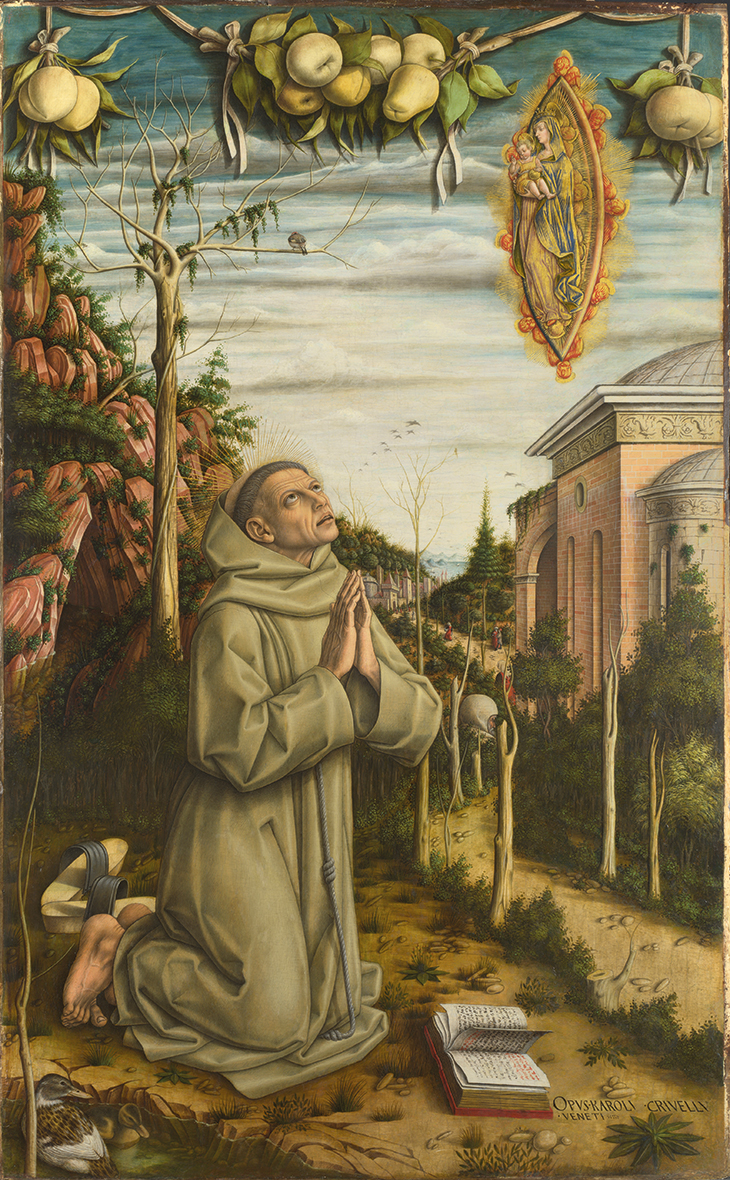 The Vision of the Blessed Gabriele (c. 1489), Carlo Crivelli.