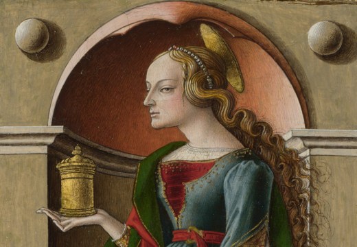 Saint Mary Magdalene, Carlo Crivelli (detail)
