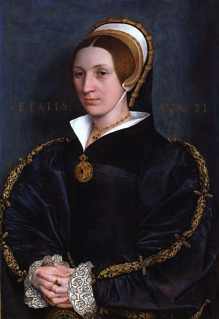 Portrait of a Lady, probably a Member of the Cromwell Family (c. 1535–40), Hans Holbein the Younger. Toledo Museum of Art. Photo: via Wikimedia Commons (public domain)