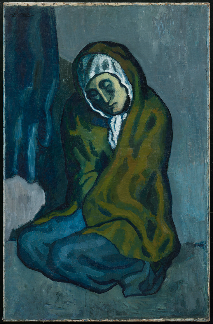 Crouching Beggarwoman (1902), Pablo Picasso.