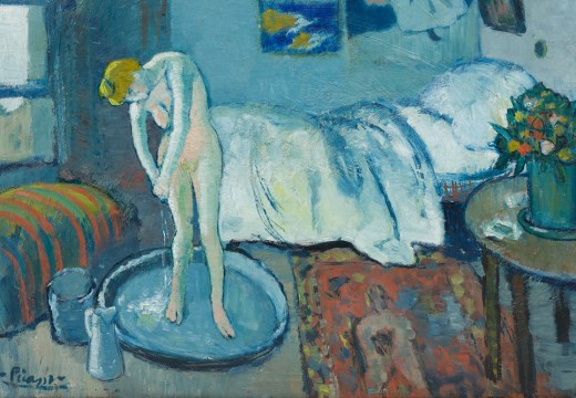 The Blue Room (detail; 1901), Pablo Picasso.