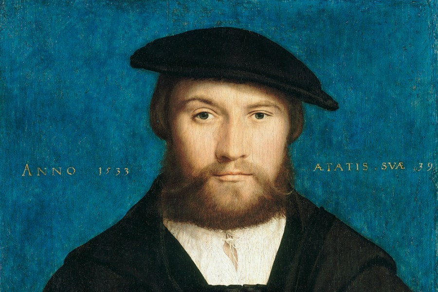 A Member of the Wedigh Family (detail; c. 1533), Hans Holbein the Younger. Gemäldegalerie, Berlin