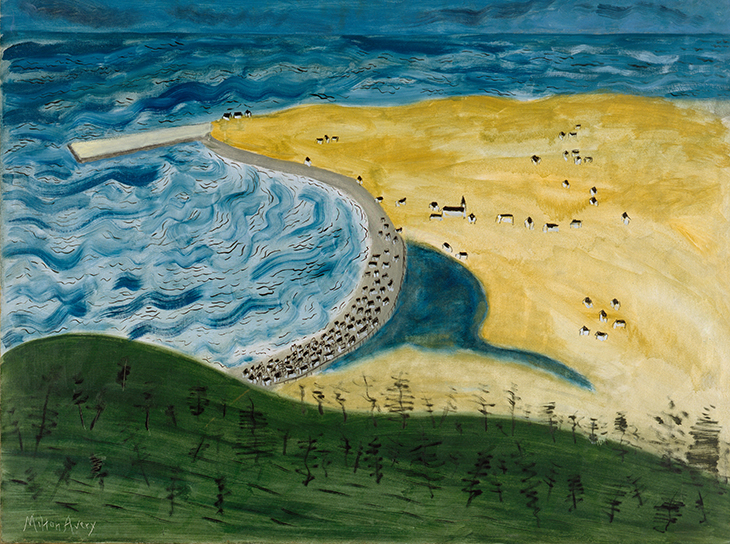 Boathouse by the Sea (1942), Milton Avery. Neuberger Museum of Art, Purchase College, State University of New York. 