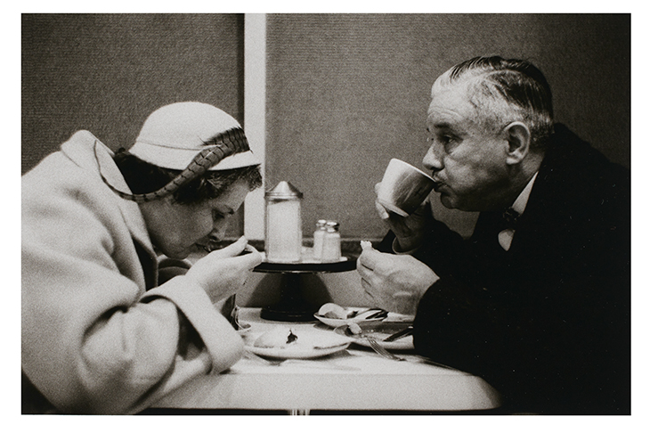 Couple eating, N.Y.C.