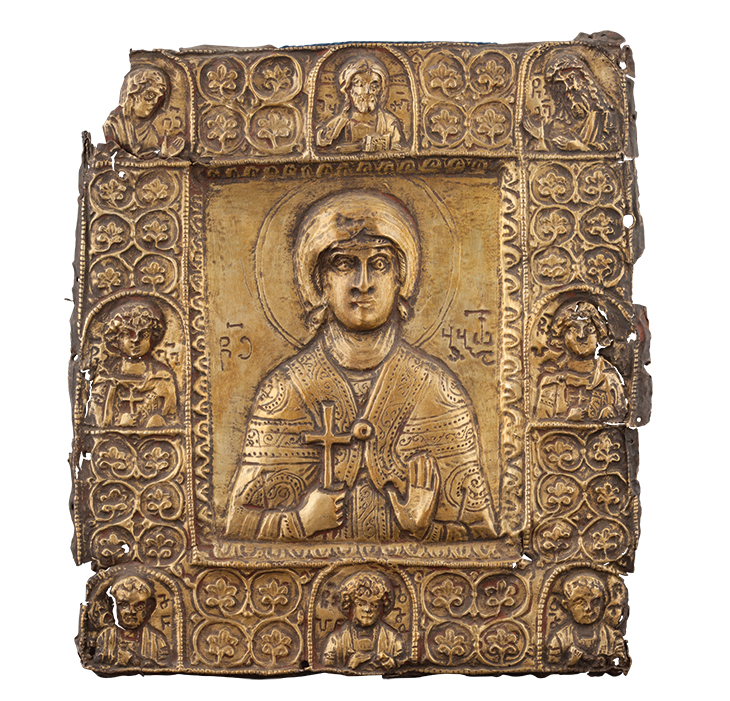 Icon of Saint Barbara (11th century), Ipari commune, Svaneti.