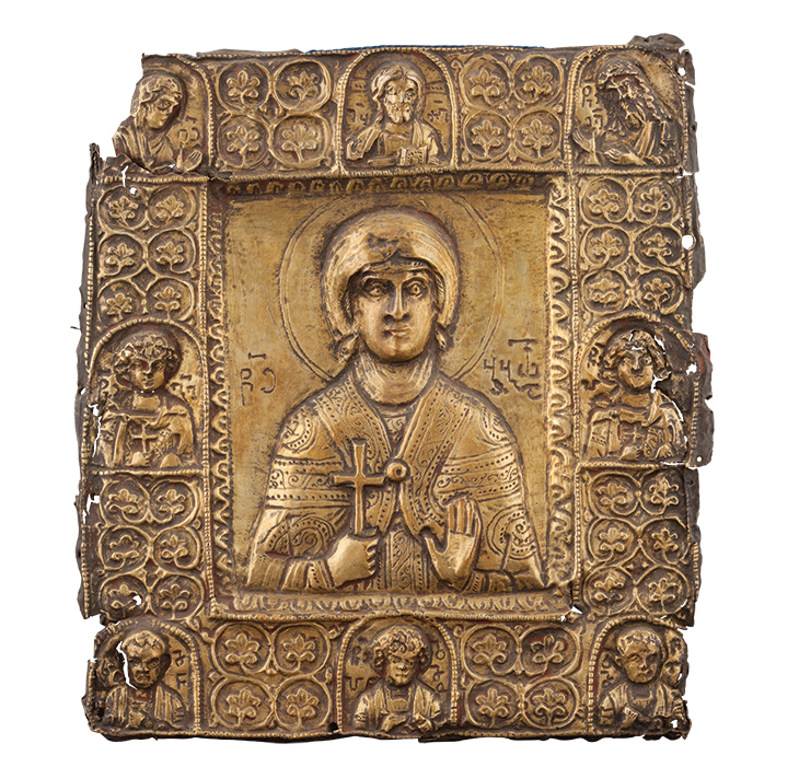Icon of Saint Barbara (11th century), Ipari commune, Svaneti.