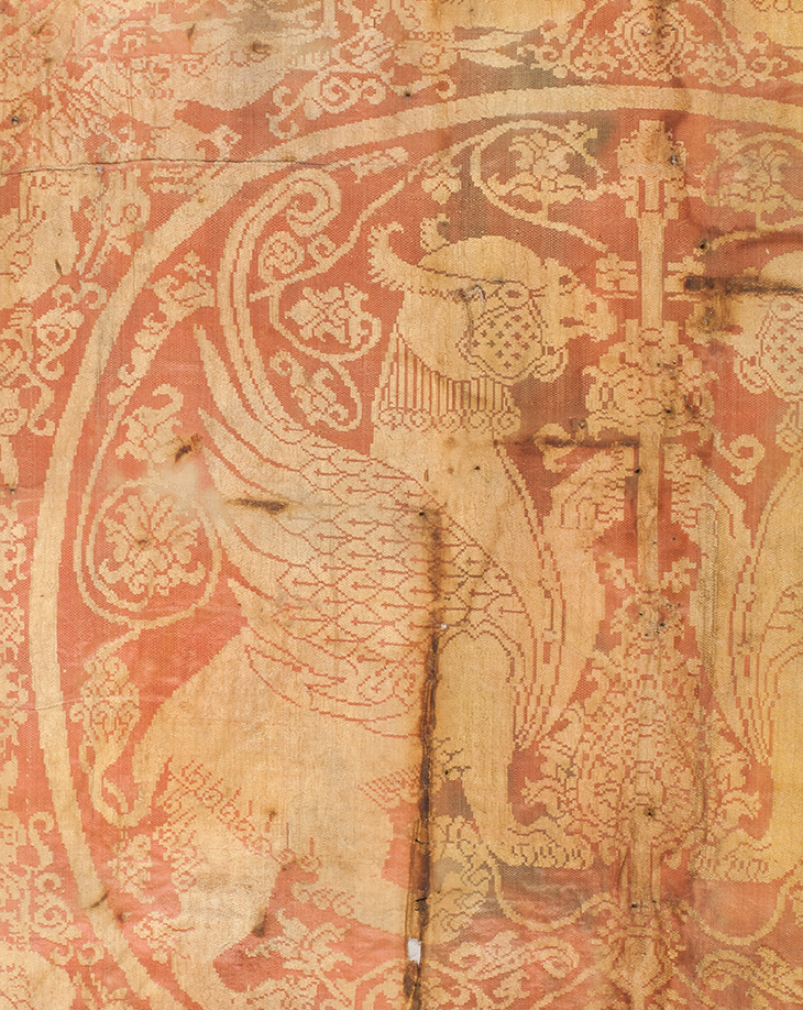 Textile for wrapping a pre-altar cross (11th–12th century), Syria.
