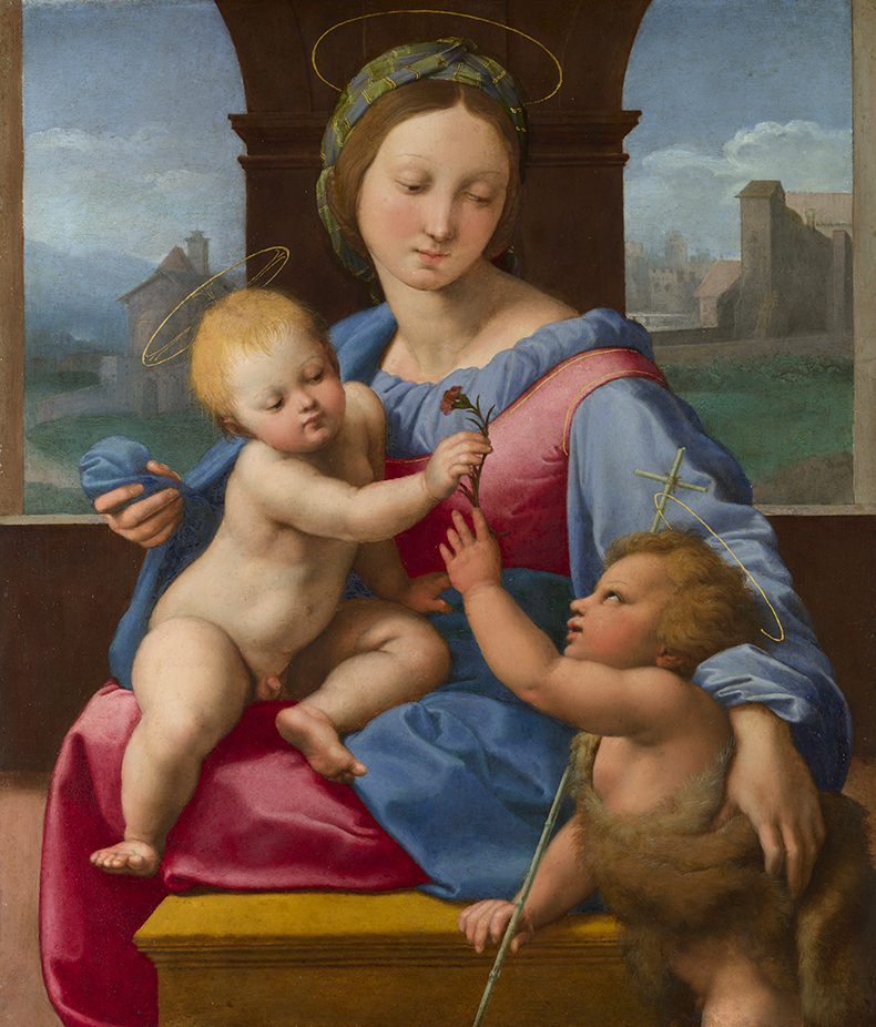 The Madonna and Child with the Infant Baptist (The Garvagh Madonna) 