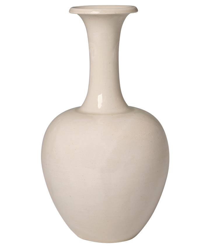 Xing-yao bottle vase, Tang Dynasty (618–908), China. Zetterquist Gallery (price on application)