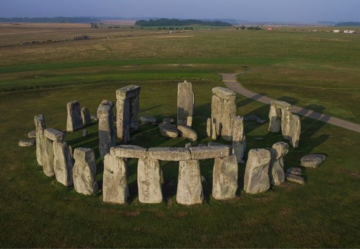 Stonehenge on Salisbury Plain in Wiltshire.