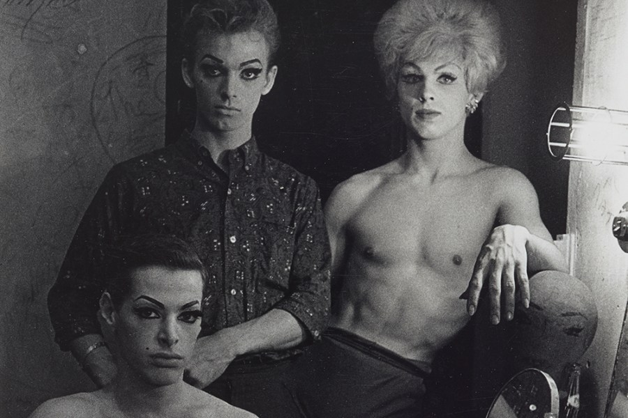 Three female impersonators, N.Y.C (detail; 1962), Diane Arbus.