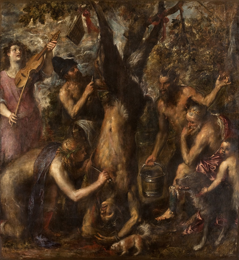 The Flaying of Marsyas (c. 1570–76), Titian.