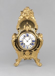 Bracket clock (c. 1739), attributed to Jacques Gouchon (movement maker). The Wallace Collection