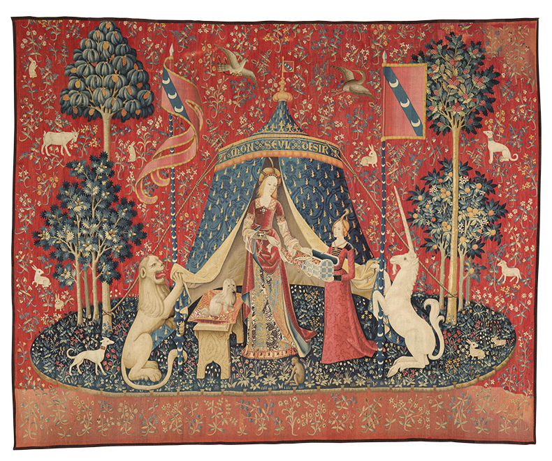  from the Lady and the Unicorn series (late 15th/early 16th century), France.