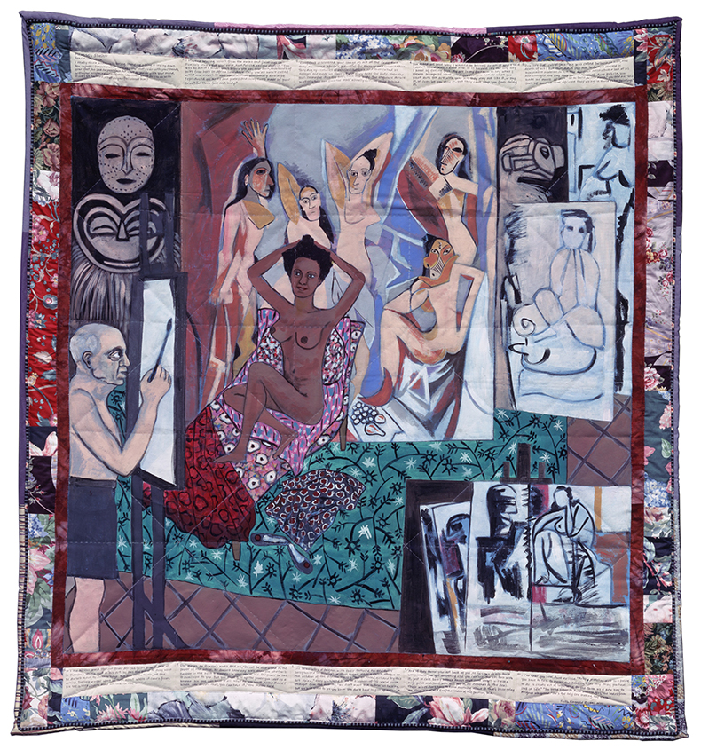 Picasso’s Studio: The French Collection Part I, #7 (1991), Faith Ringgold. Worcester Art Museum.