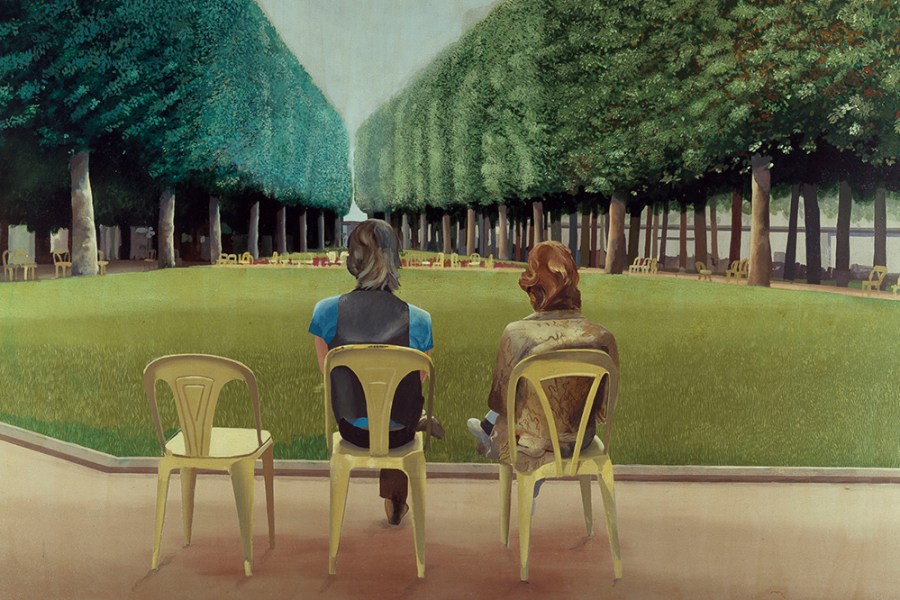 Le Parc des Sources, Vichy (1970), David Hockney.