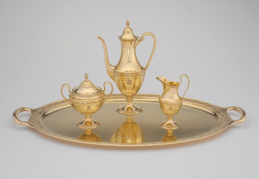 Coffee service for Alice Belin du Pont (designed 1910–11), Tiffany and Company. Yale University Art Gallery, New Haven