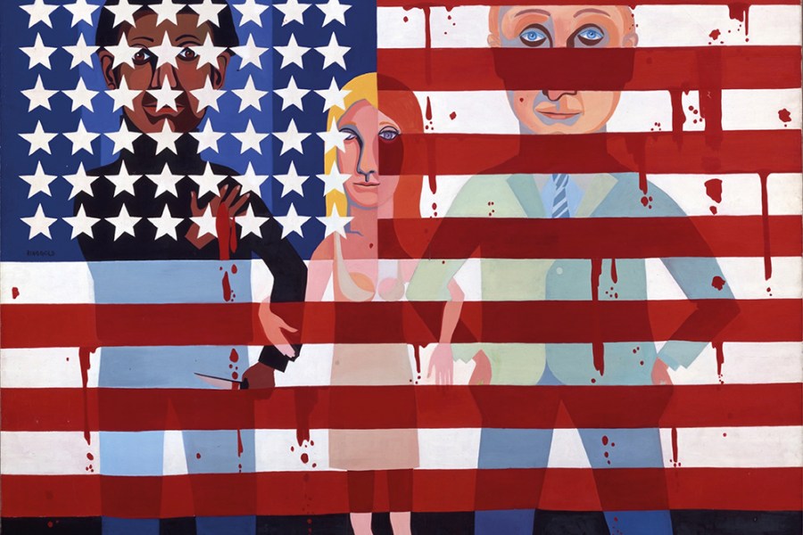 American People Series #18: The Flag is Bleeding