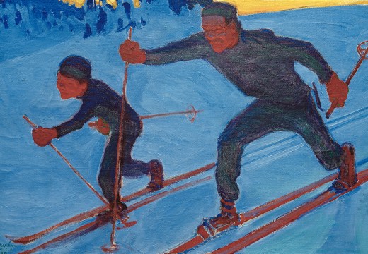 The Skiiers by Akseli Gallen-Kallela