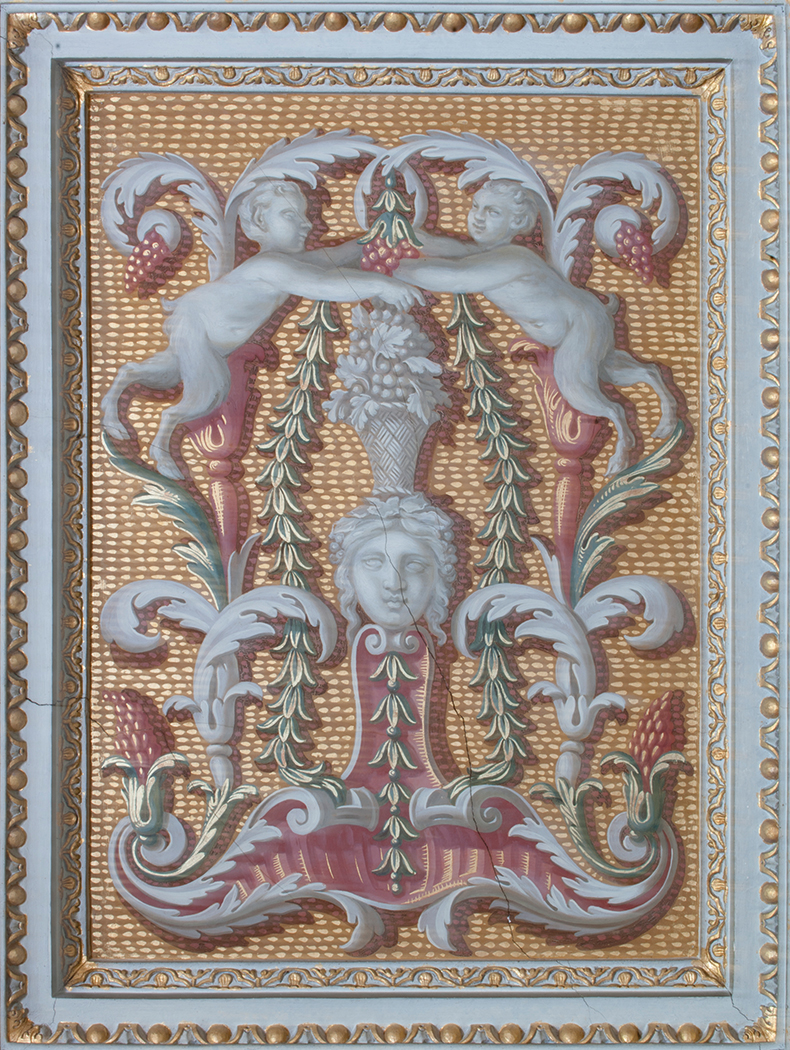 Detail of William Kent's ceiling at Houghton Hall