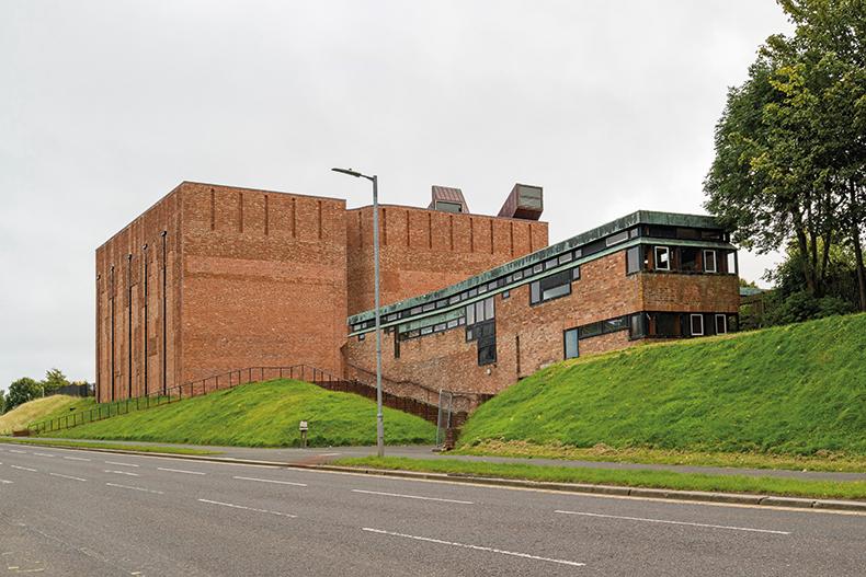 St Bride’s Church in East Kilbride, designed by Andy MacMillan and Isi Metstein for Gillespie Kidd & Coia and completed in 1964.