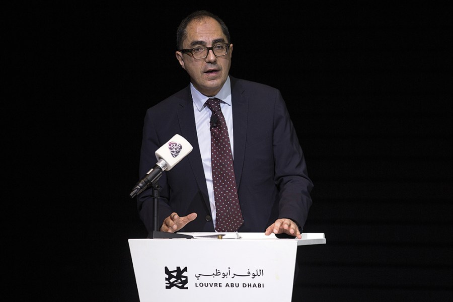 Jean Luc-Martinez at the Louvre Abu Dhabi in December 2017.
