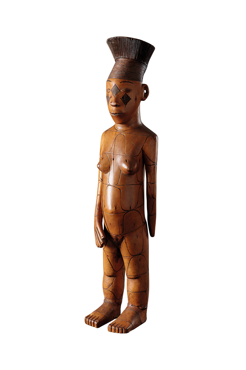 Mangbetu female standing figure