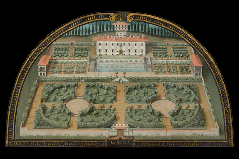 Villa La Petraia (c.1599–1603), Giusto Utens (?–1609). Villa La Petraia, Florence