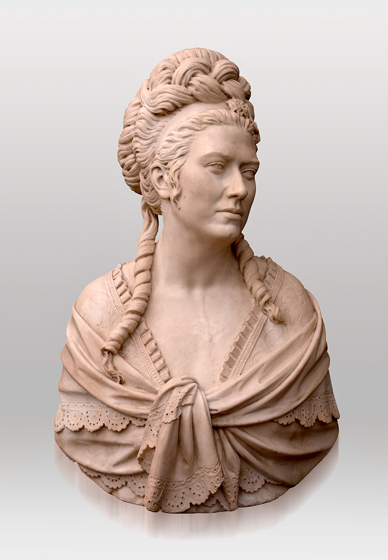 Bust of a woman (1875), Giacomo Giovanni Papini. Palazzo Pitti, Florence