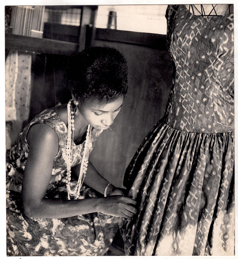 Shade Thomas Fahm in the late 1960s at Simpson Street factory, Lagos.