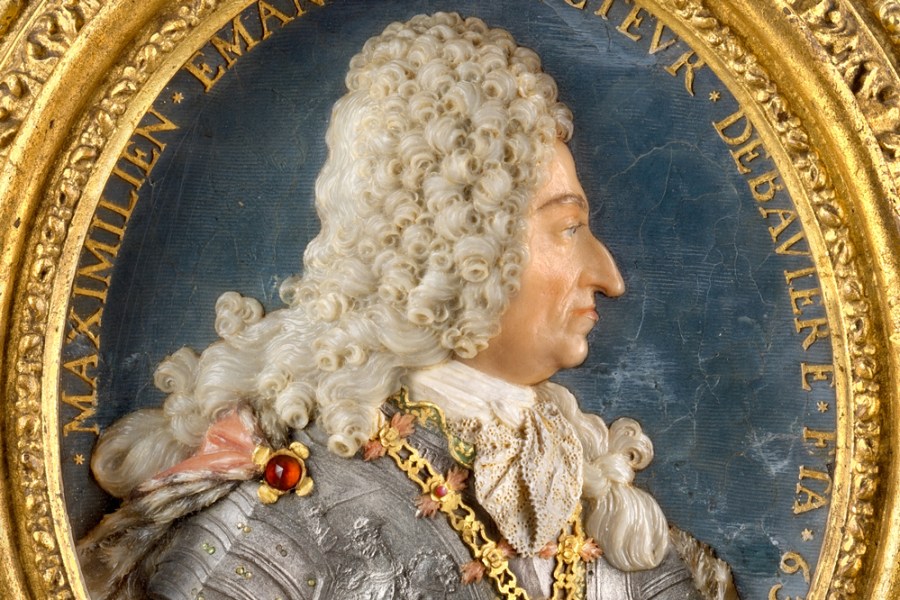 Maximilian II Emanuel, Elector of Bavaria (1662 -1726) (detail; 1725), Charles Claude Dubut.