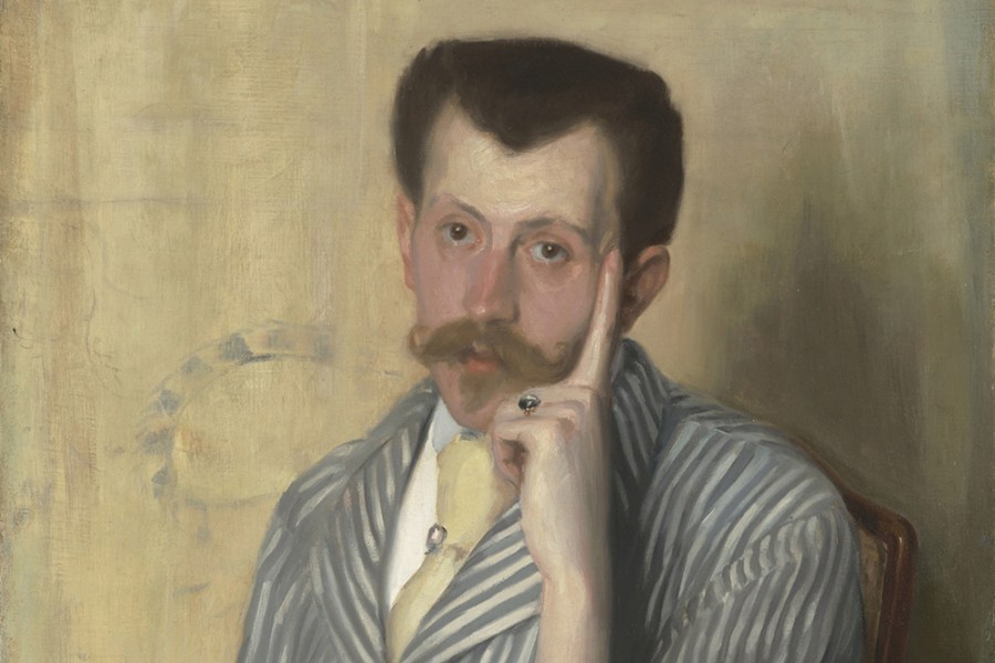 Portrait of Georges de Porto-Riche (detail; 1889), Jacques-Émile Blanche. Robilant + Voena