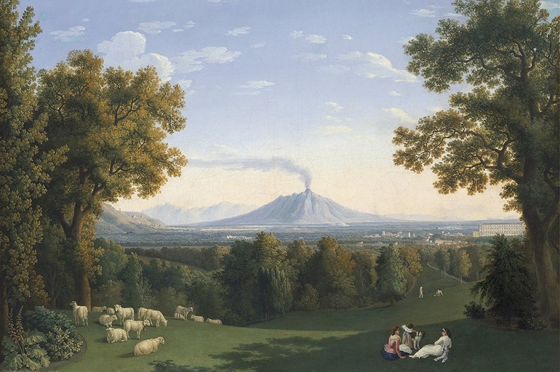 Landscape with the Palace at Caserta (1793), Jacob Phillipp Hackert (1737–1807). Museo Thyssen-Bornemisza, Madrid