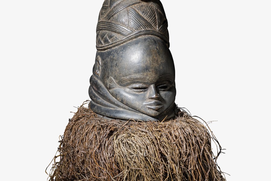 Sowei helmet mask of the Bundu societies