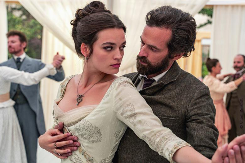 Emma Mackey and Romain Duris in ‘Eiffel’