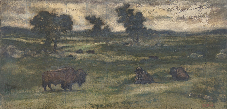 Group of Bison (1810–75), Antoine-Louis Barye. Metropolitan Museum of Art, New York