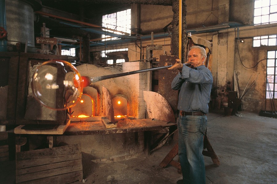 glassblowing on the island of Murano