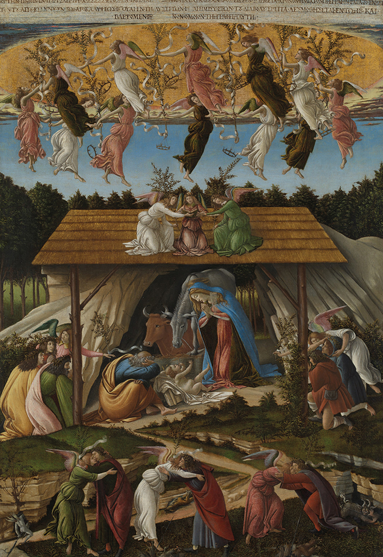 Mystic Nativity (1500), Sandro Botticelli. National Gallery, London