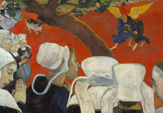 Vision of the Sermon (Jacob Wrestling with the Angel) (1888), Paul Gauguin.