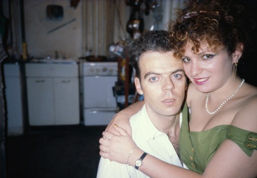 Nan on Brian’s lap, Brian’s birthday (1981), from ‘The Ballad of Sexual Dependency’. Maison Européenne, Paris.